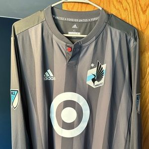 Minnesota United FC MLS adidas Authentic L/S 2018-19 Home Jersey XL